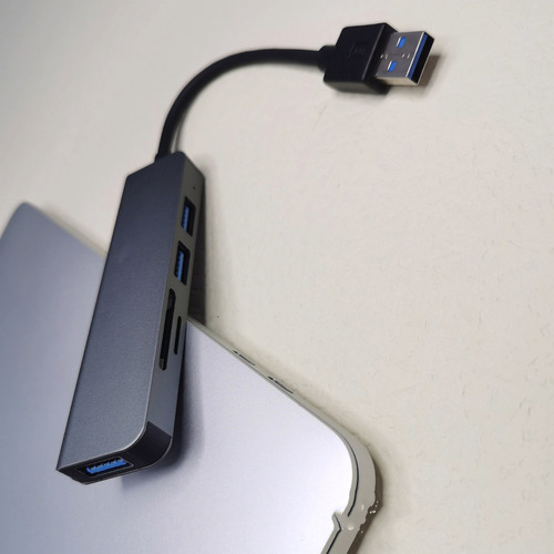 Adaptador Hub 5 En 1 Seisa 4k Multifuncional 3 Usb Ios Win
