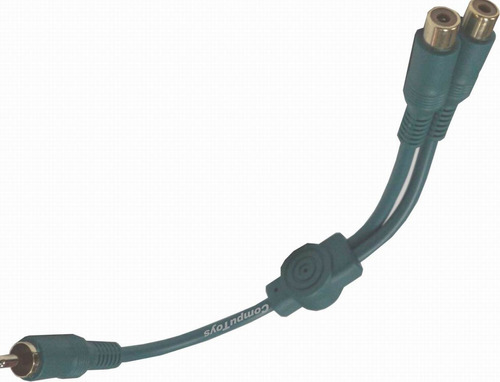 Zcdr01 Cable (y) Macho Rca 2hembras Rca Qcdr01q Compu-toys