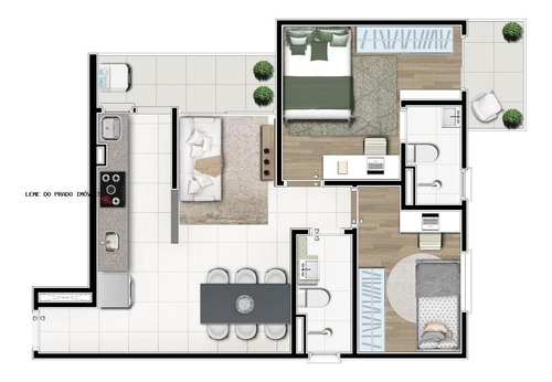 Imagem 2 de 2 de Apartamento 2 Dormitórios Para Venda Em Santo André, Utinga, 2 Dormitórios, 1 Suíte, 2 Banheiros, 1 Vaga - Lpc0807_2-1235414