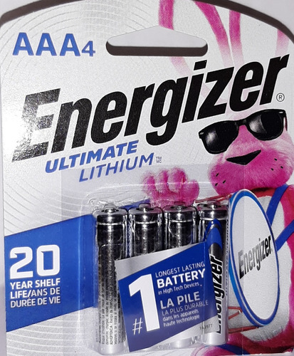 Baterias Energizer Ultimate Lithium Aaa (4 Unidades)