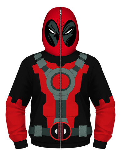 Sudadera Con Máscara 3d Para Niños Spider-man Cosplay