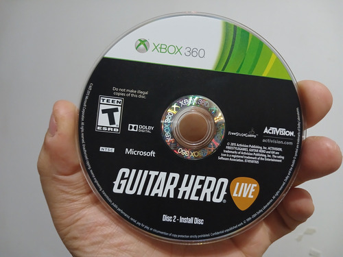 Jogo Xbox 360 Guitar Hero Live Original Semi Novo (Usado)