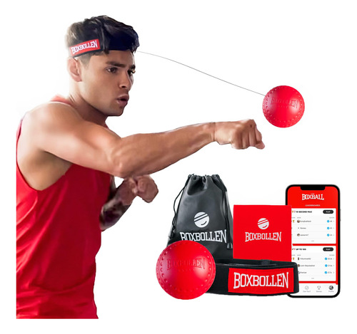 Pelota De Reflejos De Boxeo Boxbollen Original Con Aplicació