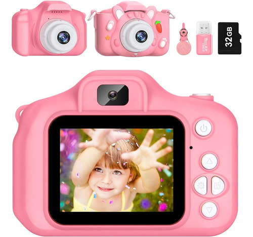 Cámara Para Niños Y Niñas, Cámara Digital Acixx Para Regalo 