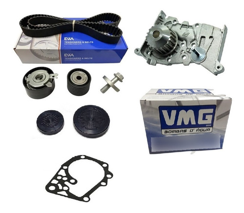 Kit Distribucion Y Bomba Agua P/ Renault Logan 1.6 16v K4m