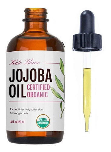 Aceite Jojoba Orgánico Prensado En Frío Sin Refinar 120ml