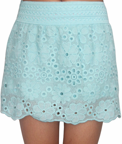 F2074 Falda Con Short Interno Azul, It Girls Colombia