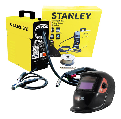 Soldadora Stanley Starmig 130 Italiana 130a 230v + Mascara