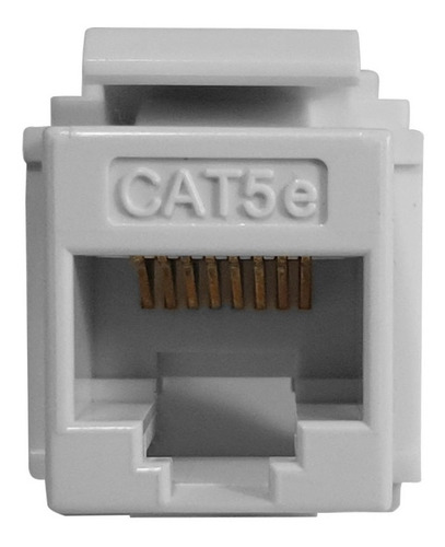 Imagem 2 de 7 de Fêmea Rj45 Keystone Furukawa Cat5e Sohoplus Branco Lan Rohs