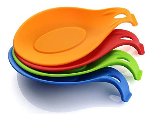 Soporte De Cuchara De Silicona Ineibo, 4 Unidades - Libre De