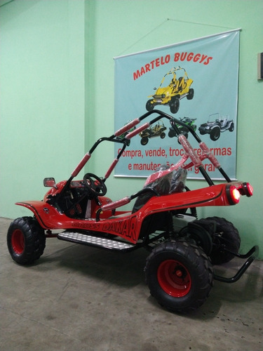 Míni Buggy Cross Dakar Vermelho Completo Top De Linha !