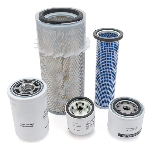 Kit De Filtros De Aire, Aceite Y Minicargadora Para Bobcat 7