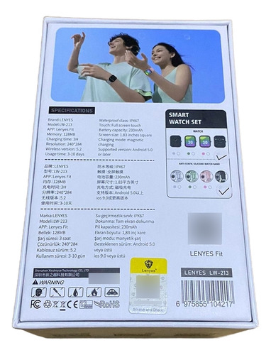 Smartwatch Lenyes Ipx67 Bluetooth Gps Reloj Inteligente 1.8