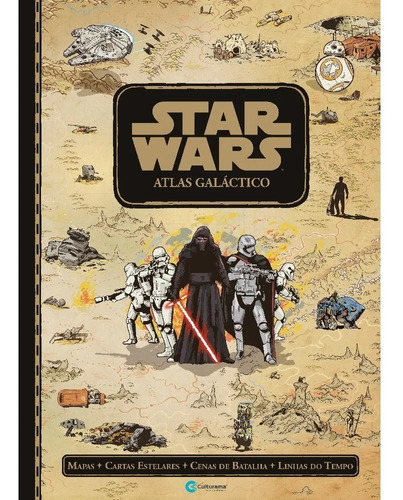 Livro Star Wars Atlas Galáctico Edição De Luxo Disney