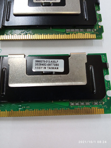 Memorias Par Kingston Kvr667d2d4f5/2g 5300f Para Servidor (Reacondicionado)