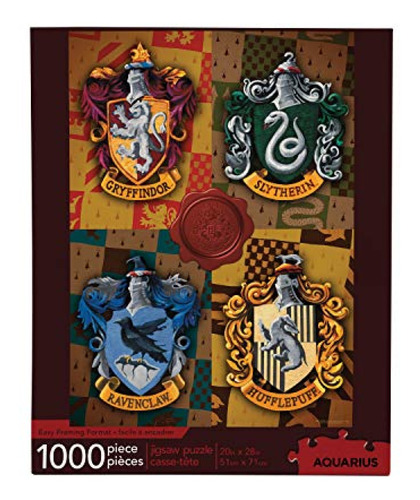 Aquarius Harry Potter Puzzle House Crests (rompecabezas De 1