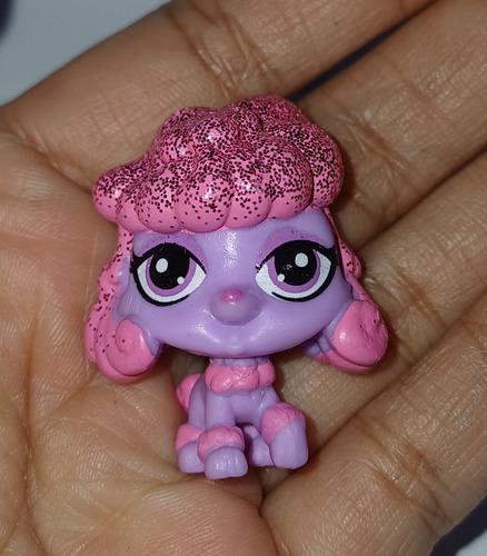 Figura Hasbro Perrito Poodle Con Brillos Littlest Pet Shop (Usado)