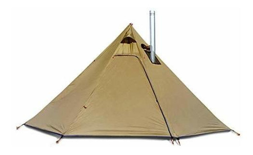 4 Personas 5lb Carpas Calientes Tipi Livianas Con Enchufe Pa