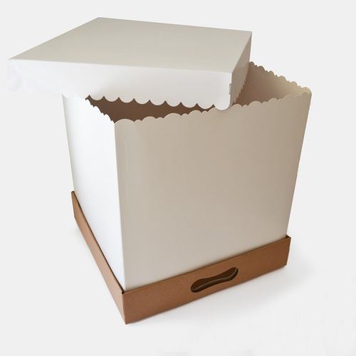  Caja Box Torta Grande Alta Drip Cake 10und  30x30x33   