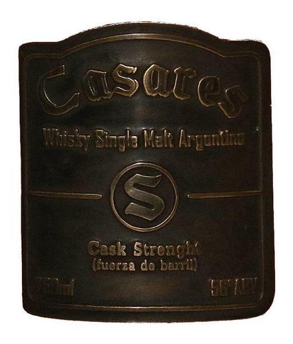 Whisky Casares Cask Strength 56% 750 Ml