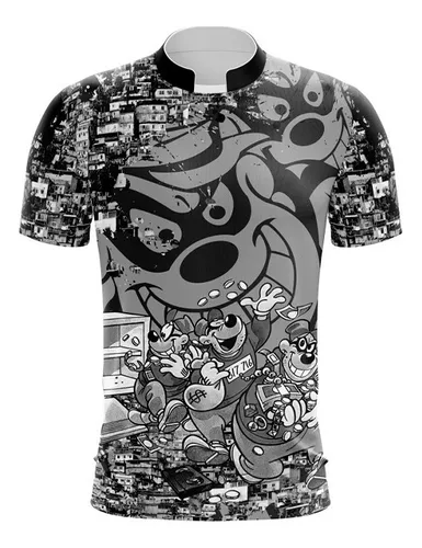 Kit 5 Camiseta De Quebrada Estampada Favela Mandrake Peita - Escorrega o  Preço