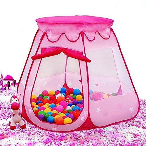 Tienda De Seis Lados Para Niños Princess Play Ball Pit Jueg