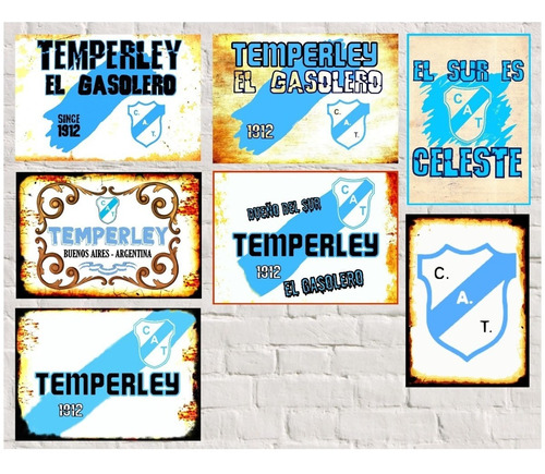 Cuadro De Chapa - Club Atlético Temperley