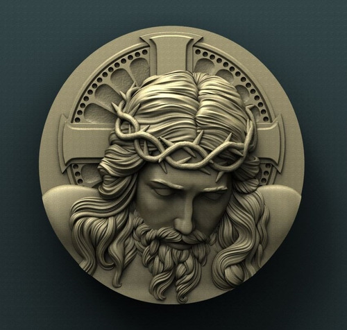 10 Arquivos Jesus Cristo - Stl Cnc Router Artcam Aspire 3d