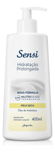 Hidratante Corporal Sensi Pele Seca 400ml -  Jequiti Tipo De Embalagem Pote