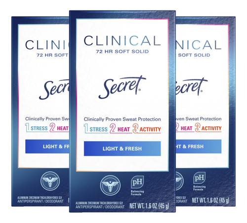 Secret Clinical Strength Antitranspirante Y Desodorante Para