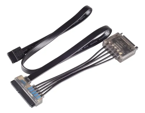Conector De Datos + Sata A Conector Sata 22 Pines