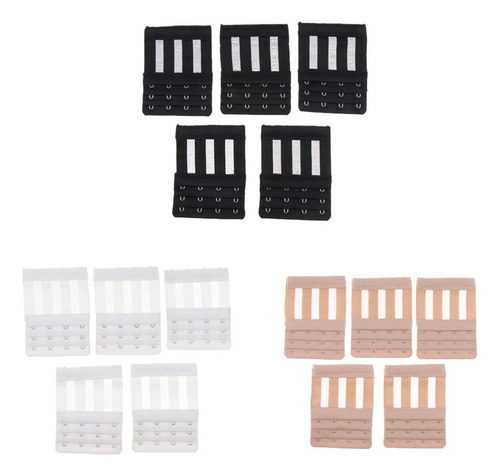 5x Bra Extender 4 Rows Ropa Interior Para Mujer Correa