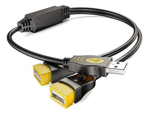 Andtobo Divisor Usb 2.0, Cable Usb Y Un Macho A Hembra Adap.