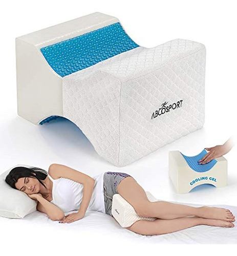 Almohada Para Rodilla De Espuma Viscoelastica Con Gel Refre