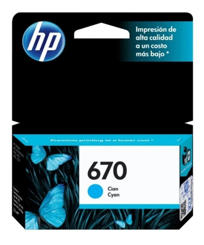 Cartucho Original Hp 670 Cz114al Deskjet 3525 4615 4625 5525