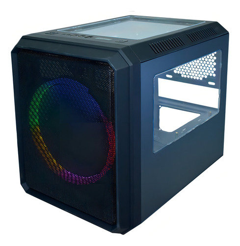 Gabinete K-mex Cg-01rc Microcraft Gamer Microatx / Itx Cor Preto