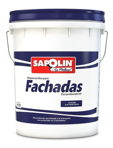 Fachadas Pintura Acrilíca 5 Gl - L a $23594