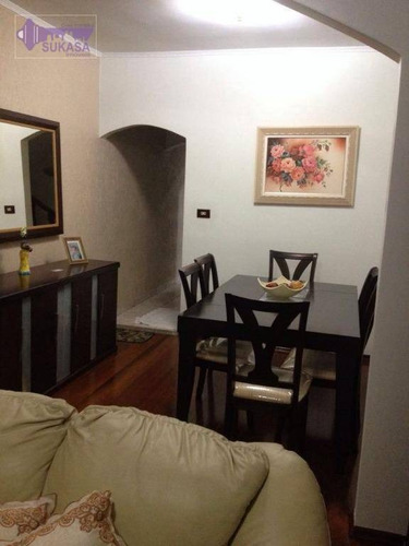 Imagem 2 de 27 de Sobrado Com 3 Dormitórios À Venda, 165 M² Por R$ 744.000,00 - Jardim Milena - Santo André/sp - So0021