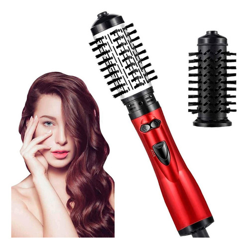 Escova Rotativa 2 Em 1 Profissional Alisadora Cabelo