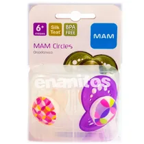 Comprar 2 Chupones Para Bebés Mam Circles Con Caja Esterilizadora