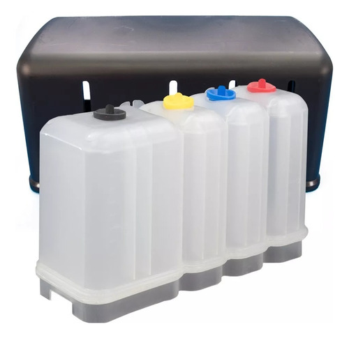 Kit 5 Bulkink C/ Capa  Reservatório P/ Impressoras 1250 Ml
