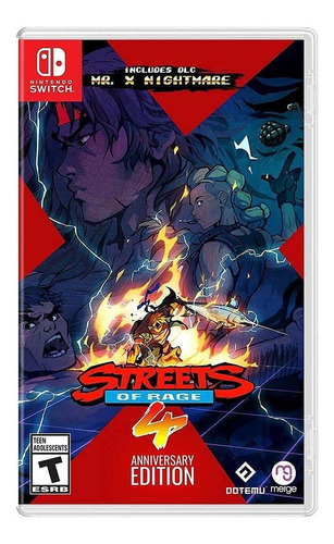 Streets of Rage 4  Anniversary Edition Nintendo Switch Físico