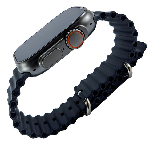 Relógio Smartwatch Ultra 9 Plus Ocean 49mm Nfc Amoled Gps Original Microwear Preto Preto Ocean Midnigth Preto/preto