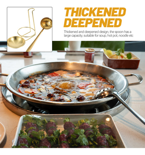 Cuchara De Cocina Con Reposacucharas De Acero Inoxidable