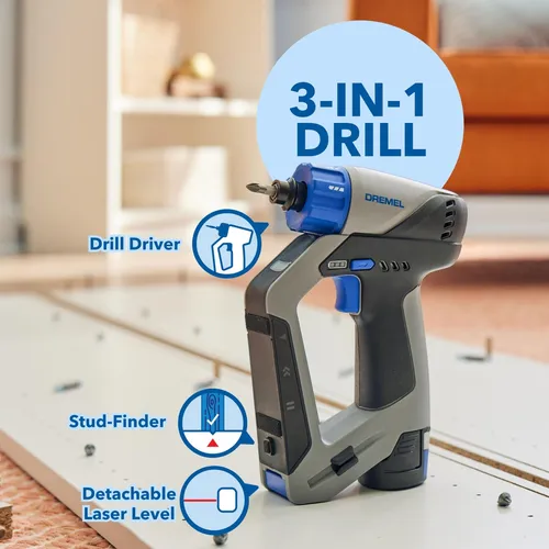 Taladro Dremel Blueprint 3 En 1 Con Buscador De Pernos Y Lás