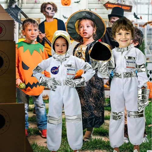 Disfraz Astronauta Halloween Niño Niña, Traje De Astronauta