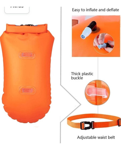Imagen 4 de 7 de Boya De Natación Para Nadadores, Agua Abierta Y Triatlón.