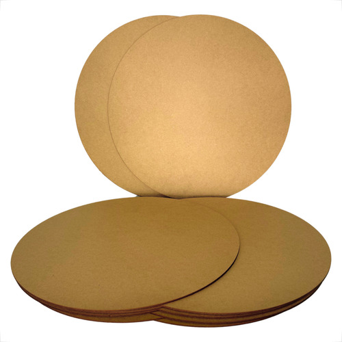 Kit Sousplat Suplat 35cm-mdf 2,8mm kit Com 10 Unidades