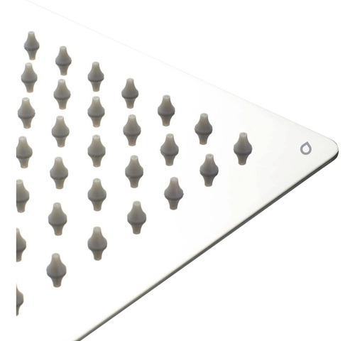 Imagen 3 de 6 de Regadera Ducha 20 Cms Quadra Lujo Metalica