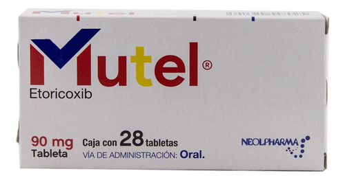 Mutel Tableta 90 Mg, 28 Tabletas